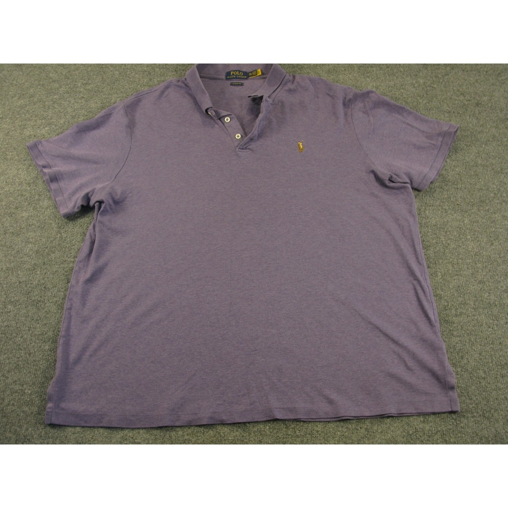 Polo Ralph Lauren Mens XXL Classic Fit Purple Short Sleeve Polo Shirt 2166